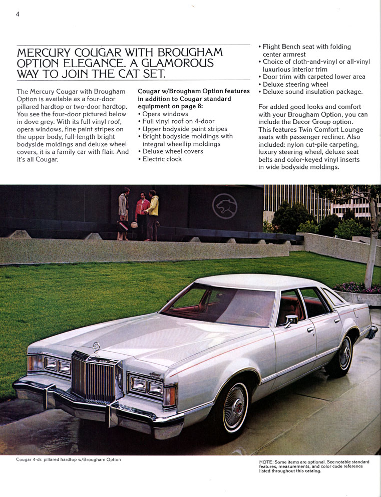 1979 Mercury Cougar Brochure Page 9